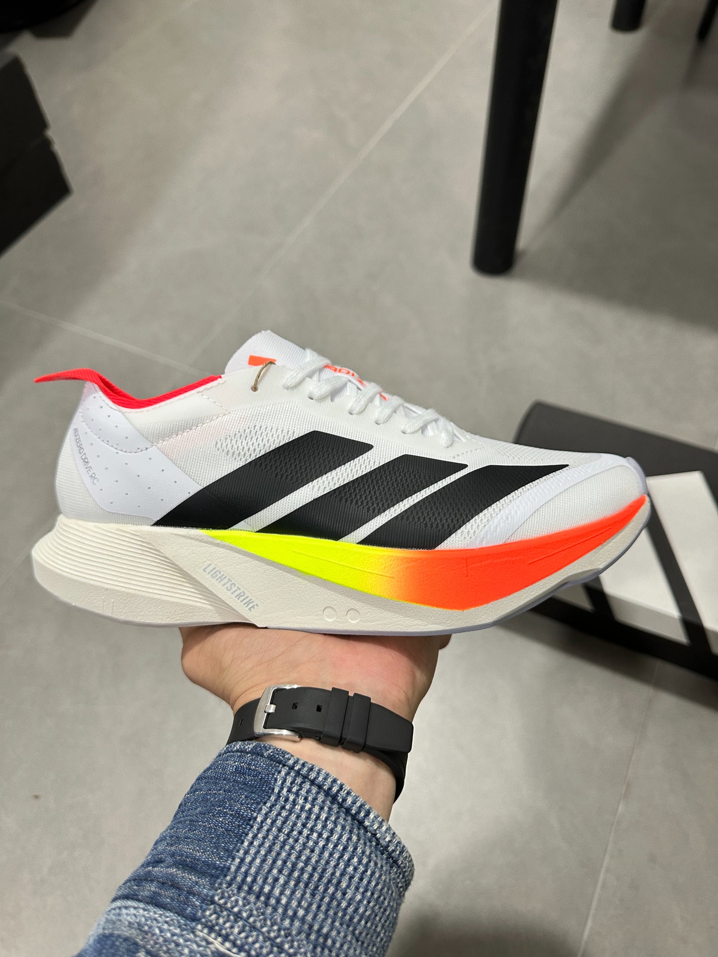 Adidas Adizero Drive RC Running Shoes White | Rainbow