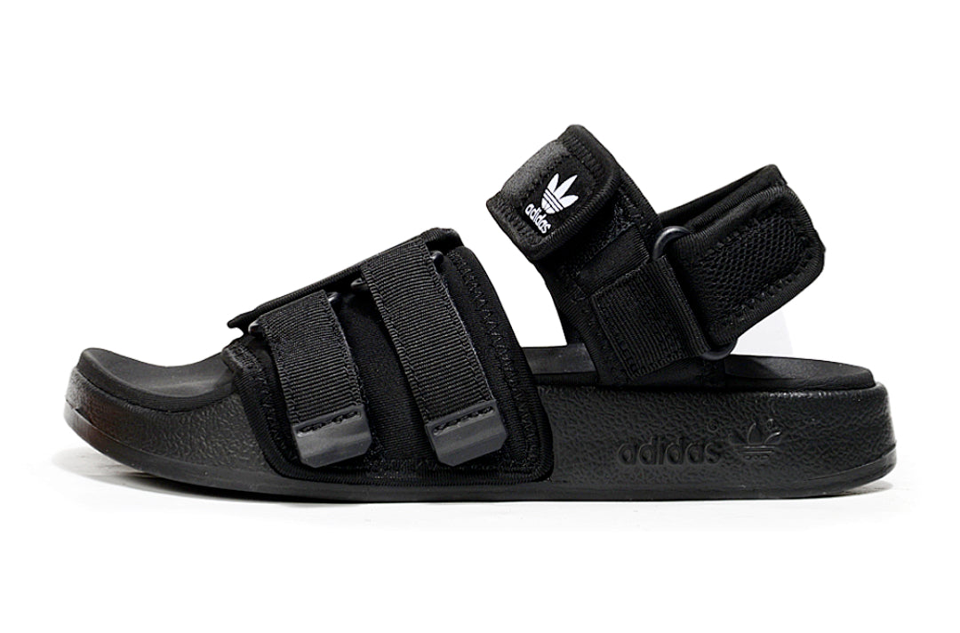 Adidas Originals Adilette 4-Strap Sandals Triple Black GZ8825