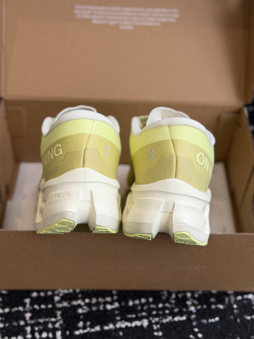 On Cloudmonster 3 Lime Yellow Cushioned Road Running Sneakers