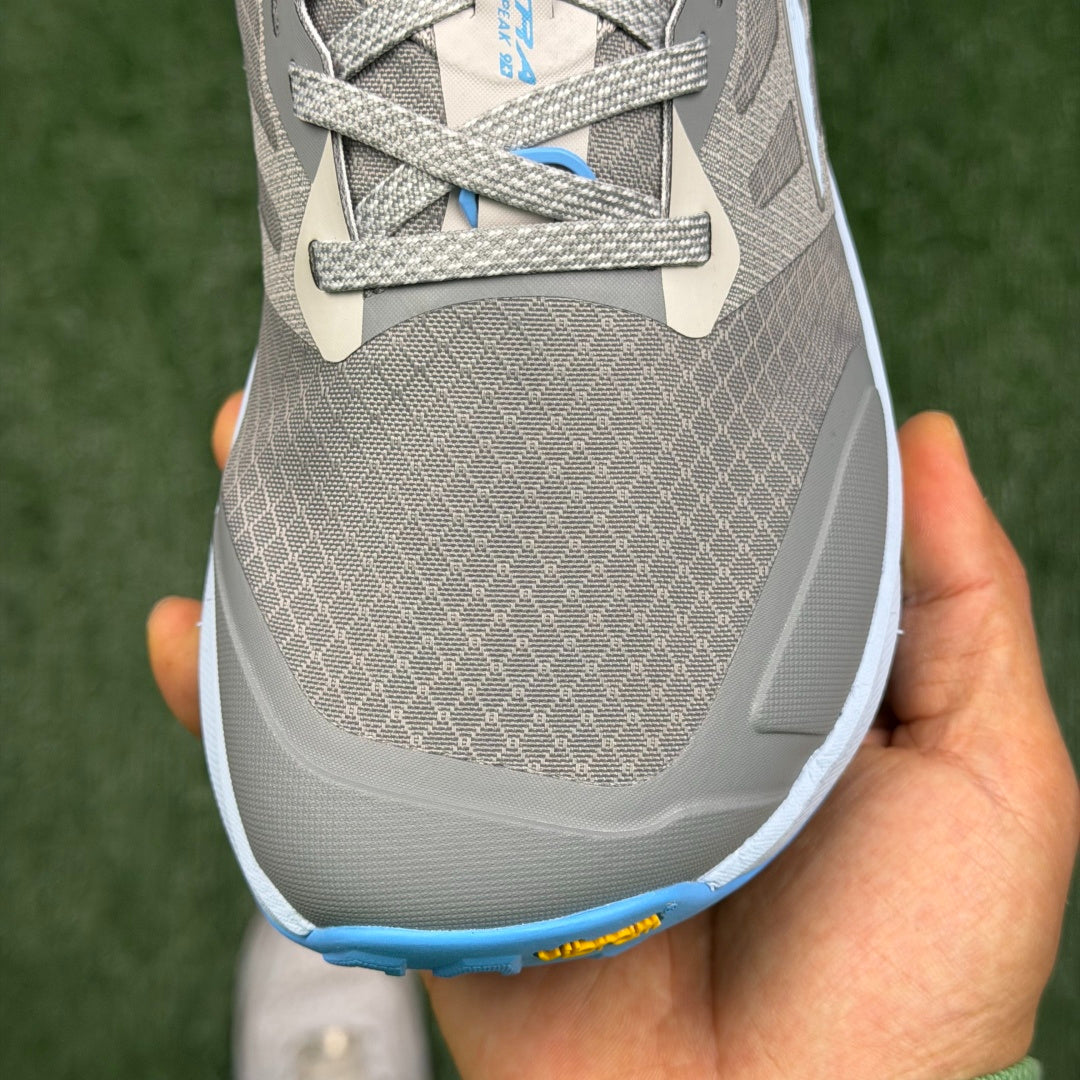 Altra Lone Peak 7 Grey Light Blue Zero Drop Breathable Trail Running Sneakers