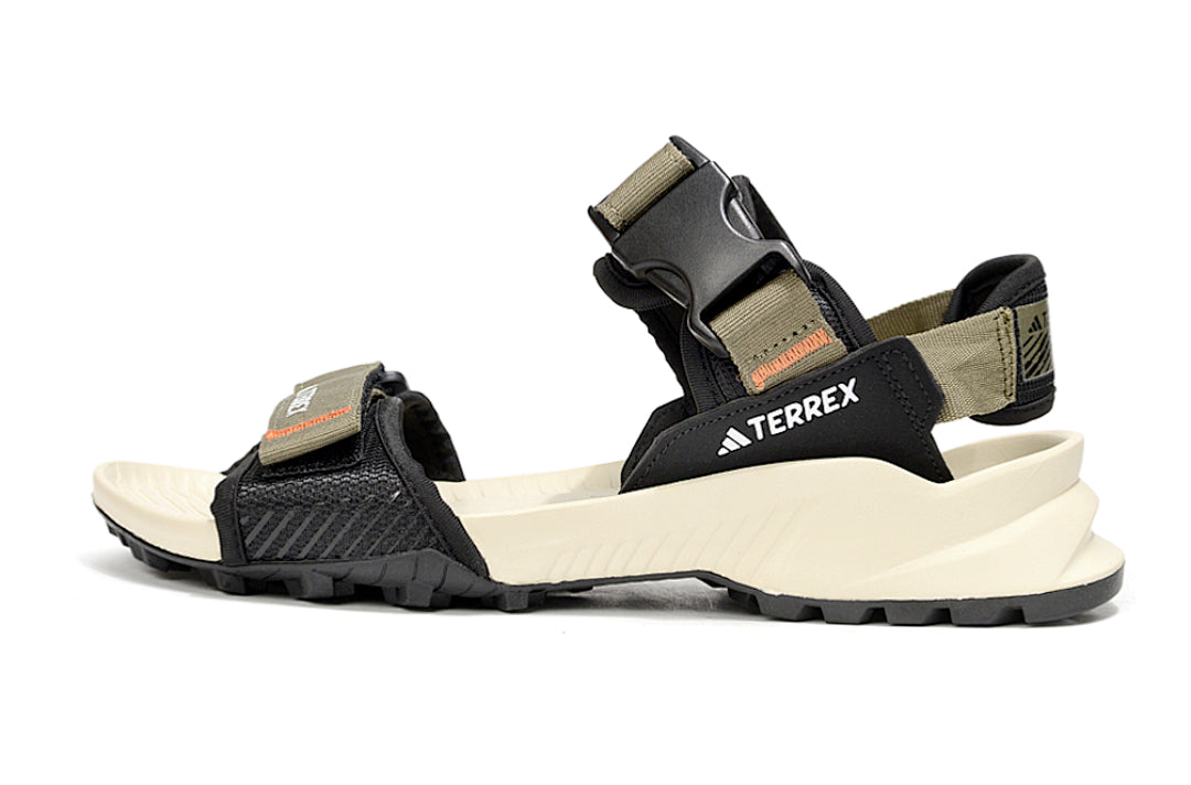 Adidas Terrex Hydroterra Sandals 'Olive Strata Core Black Wonder Beige JQ2236