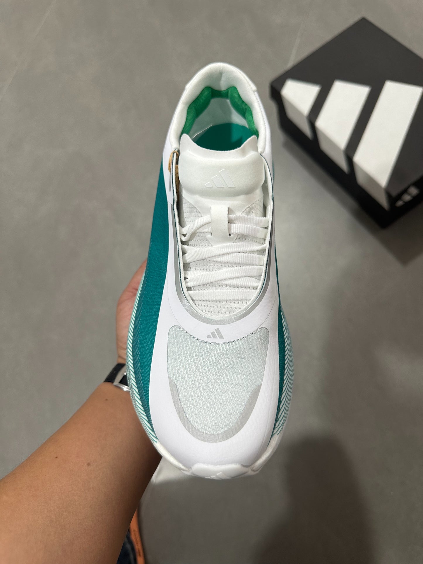 Adidas HYPERBOOST EDGE Running Shoes Green | White
