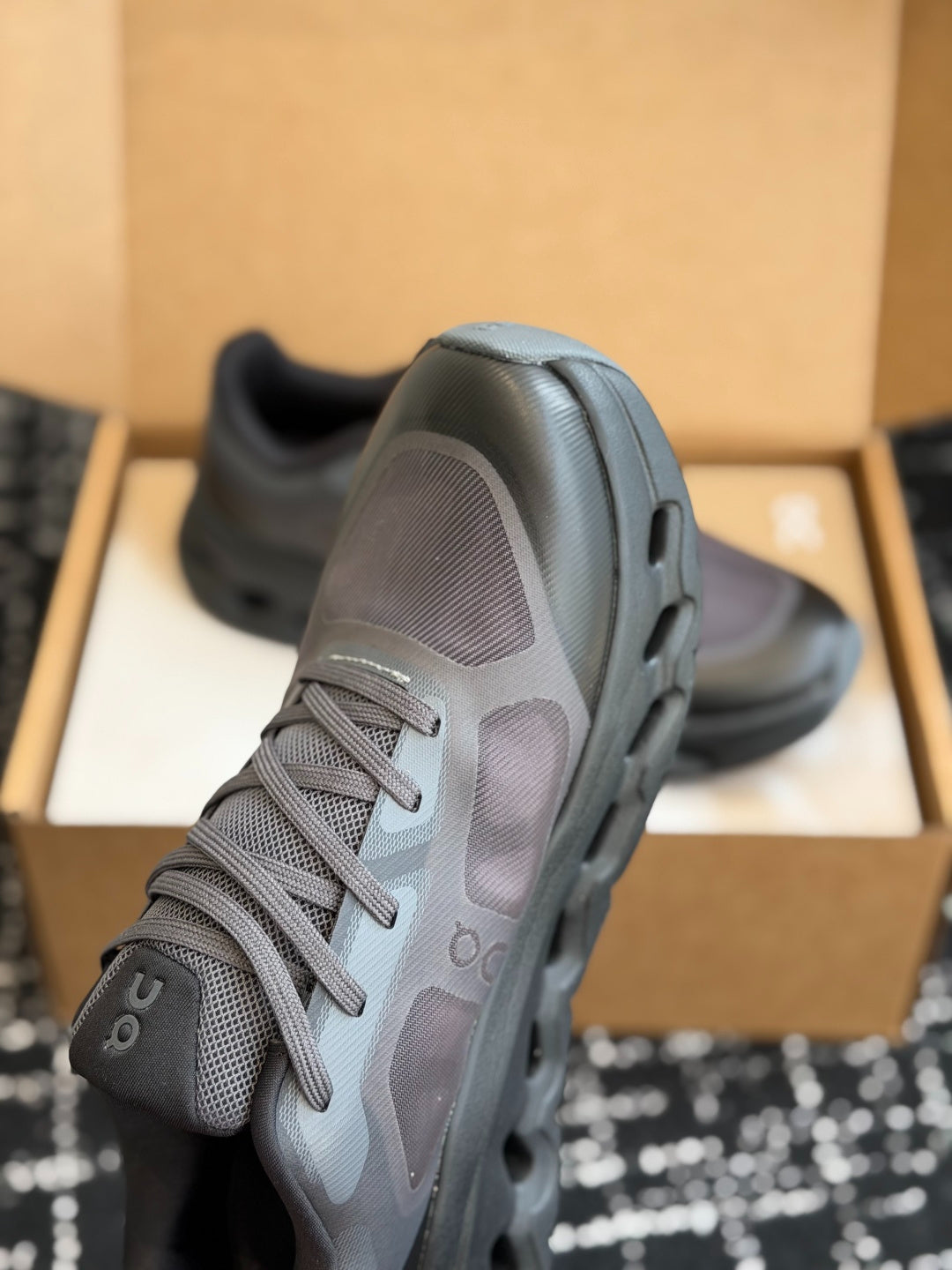 On Cloudtilt Remix All Black All-Day Comfort Cloud Foam Walking Athletic Sneakers