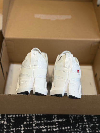 On Cloudswift 4 All White Mesh Jogging Training Sneakers