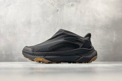 HOKA ONE ONE Project Transport "Black / Gum" Slip-On Sneakers