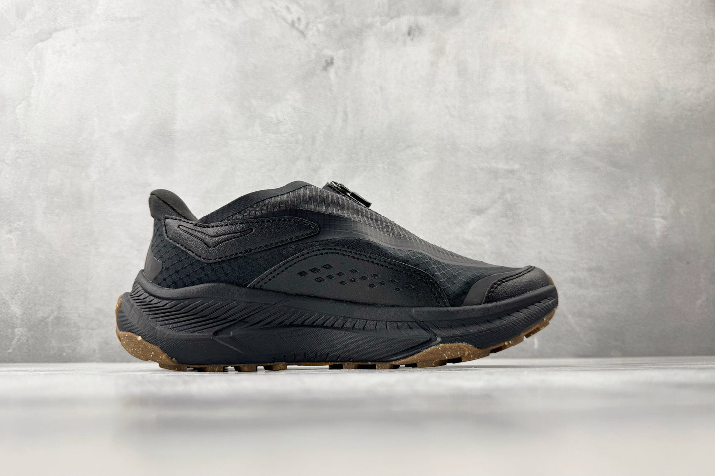 HOKA ONE ONE Project Transport "Black / Gum" Slip-On Sneakers