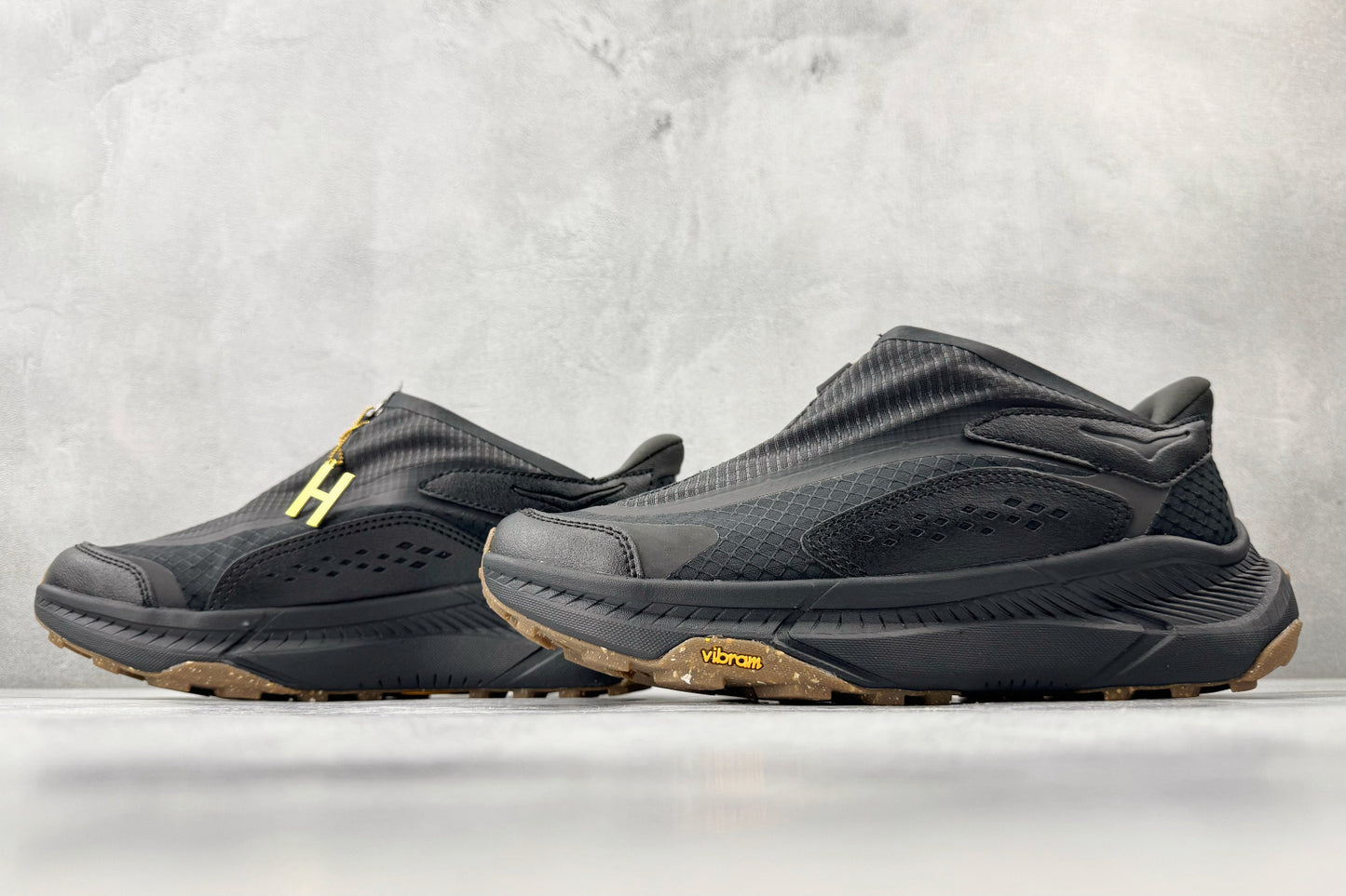 HOKA ONE ONE Project Transport "Black / Gum" Slip-On Sneakers