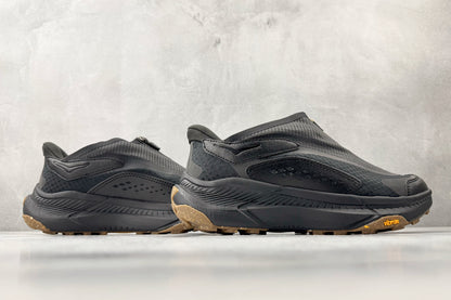 HOKA ONE ONE Project Transport "Black / Gum" Slip-On Sneakers