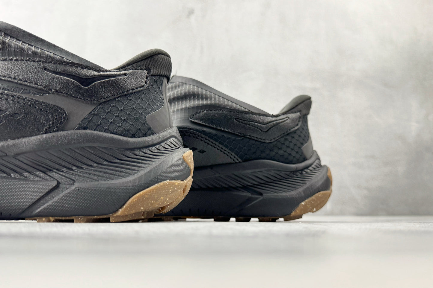 HOKA ONE ONE Project Transport "Black / Gum" Slip-On Sneakers
