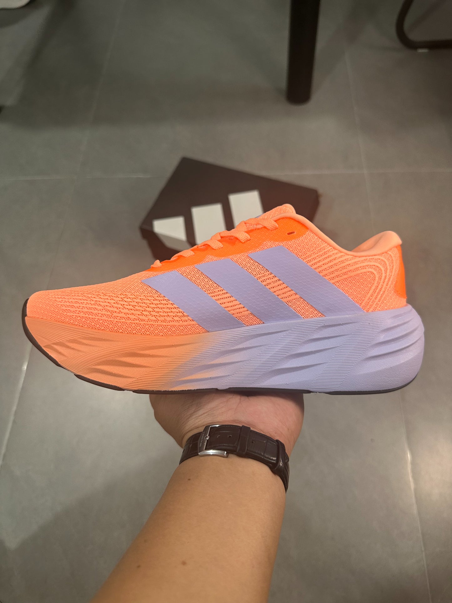 Adidas Hyperboost Edge (Orange / Purple colorway)