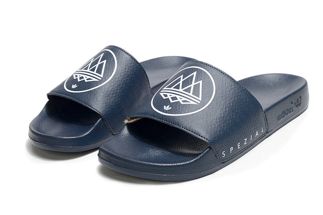 Adidas Originals Adilette SPZL "Spezial" Navy Blue Slide Sandals IF5714