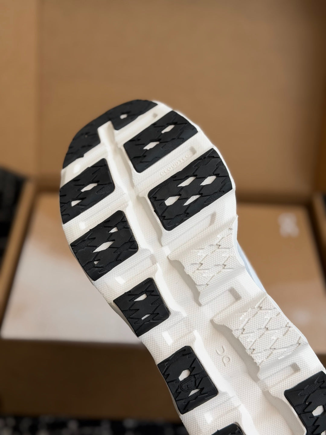 On Cloudmonster 3 White Black Cushioned Road Running Sneakers