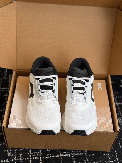 On Cloudmonster 3 White Black Cushioned Road Running Sneakers