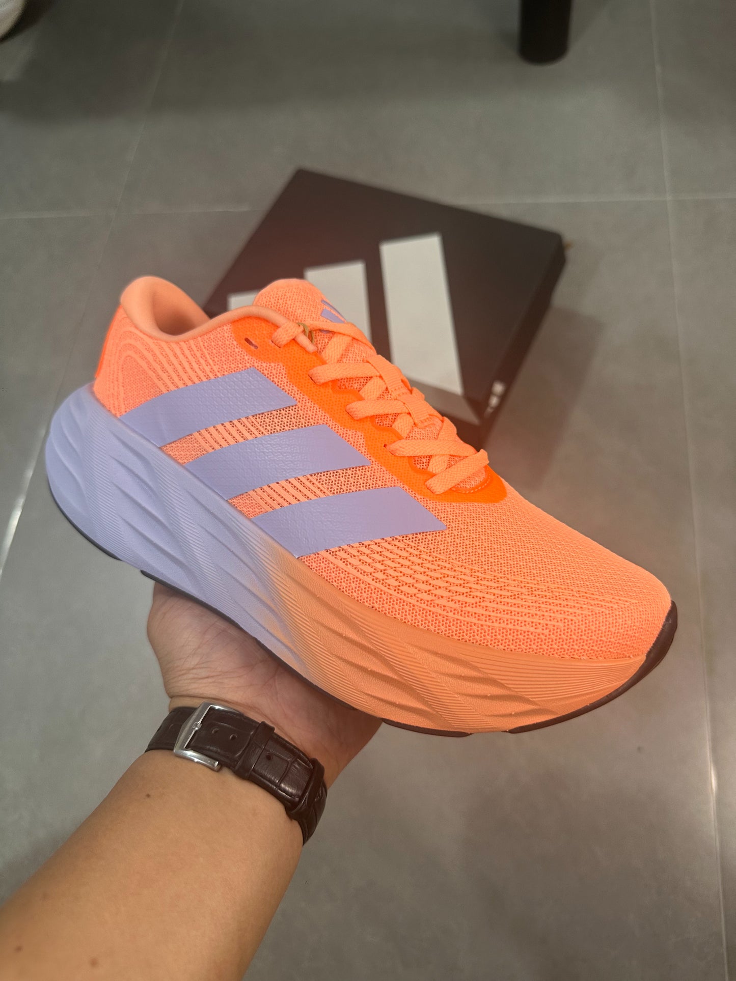 Adidas Hyperboost Edge (Orange / Purple colorway)