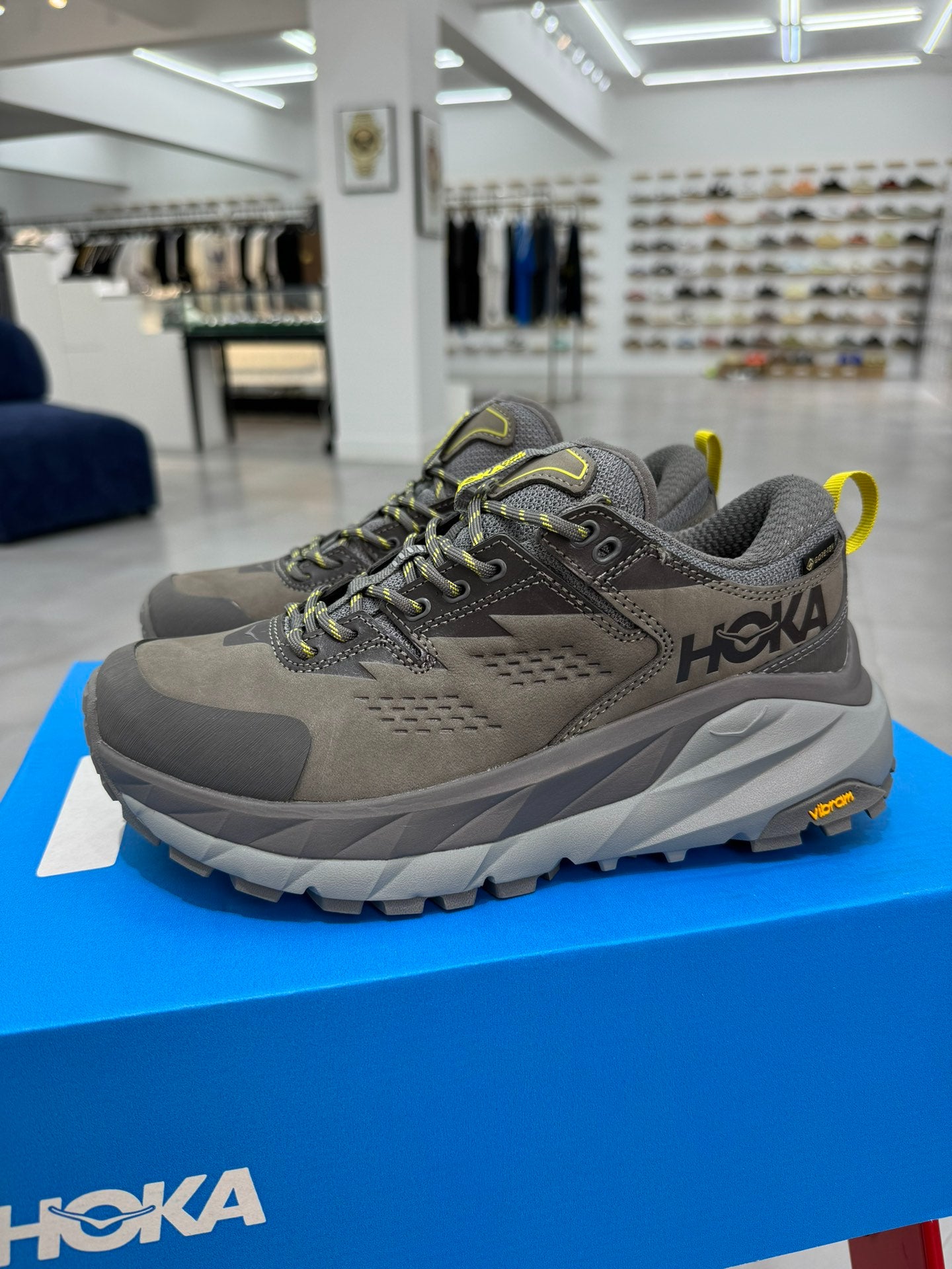 HOKA Kaha Low GORE-TEX Elite Terrain System Grey