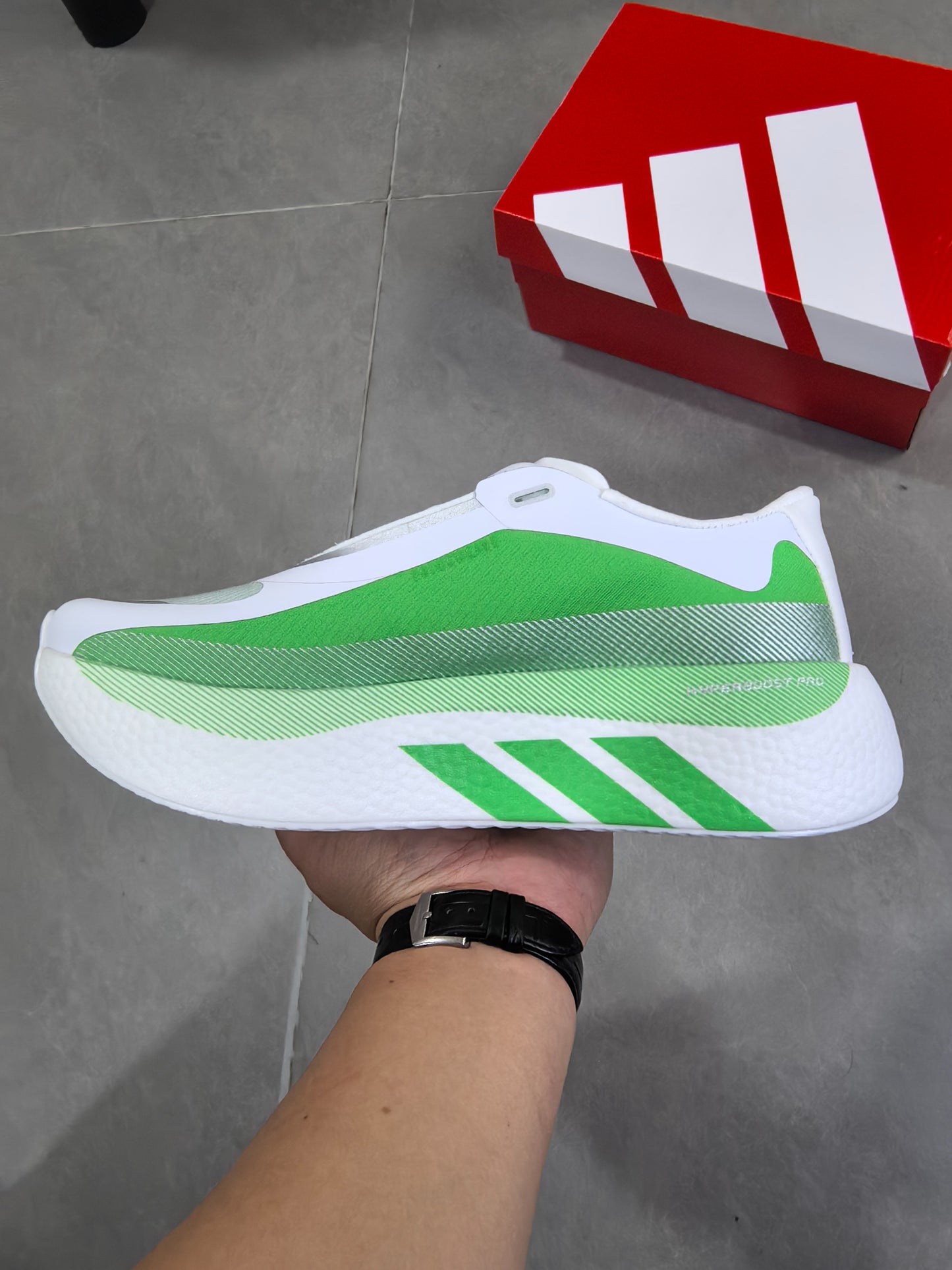 Adidas Hyperboost Edge 'White Equipment Green