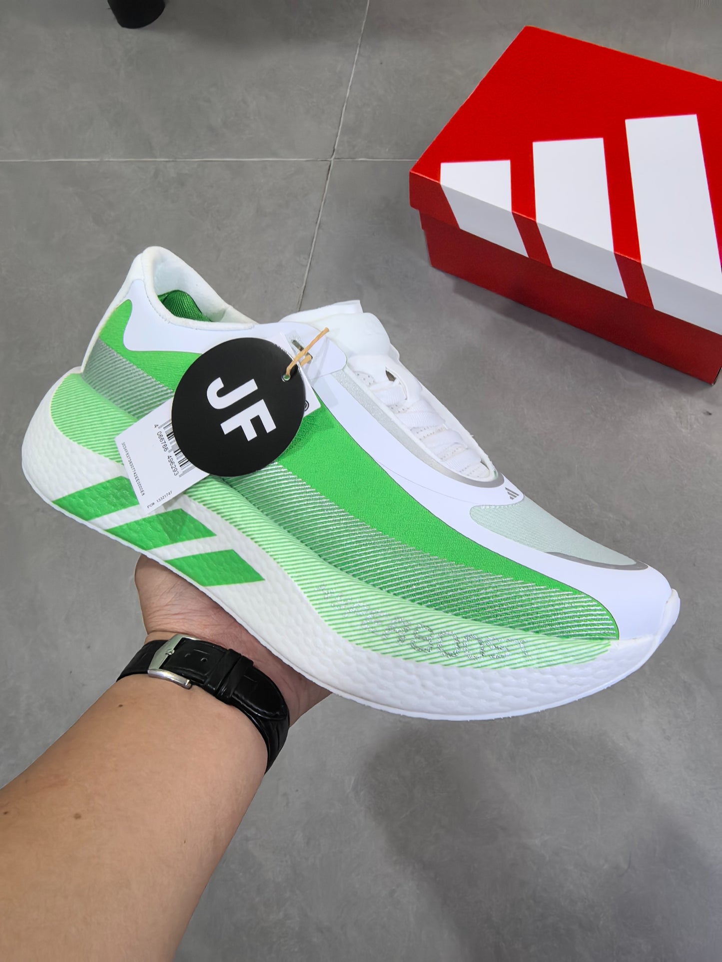 Adidas Hyperboost Edge 'White Equipment Green