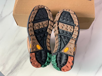 HOKA Ultra Low Gore-Tex Light Brown | Lime Green