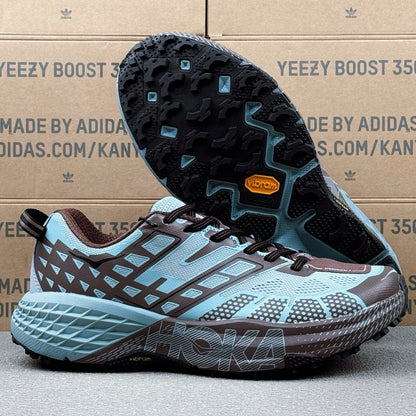 Hoka Speedgoat 2 Hazy Blue | Dark Brown