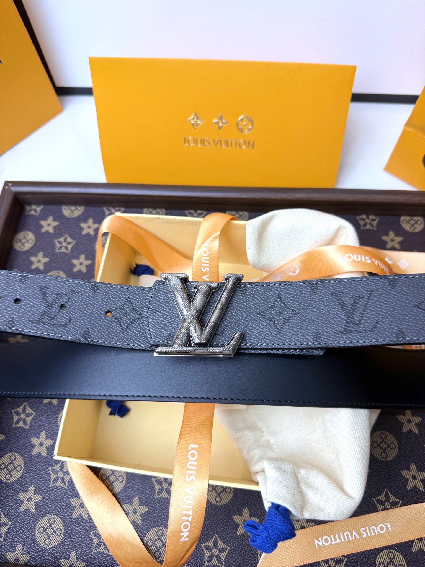 LV Monogram Eclipse Matte Black 40mm Belt