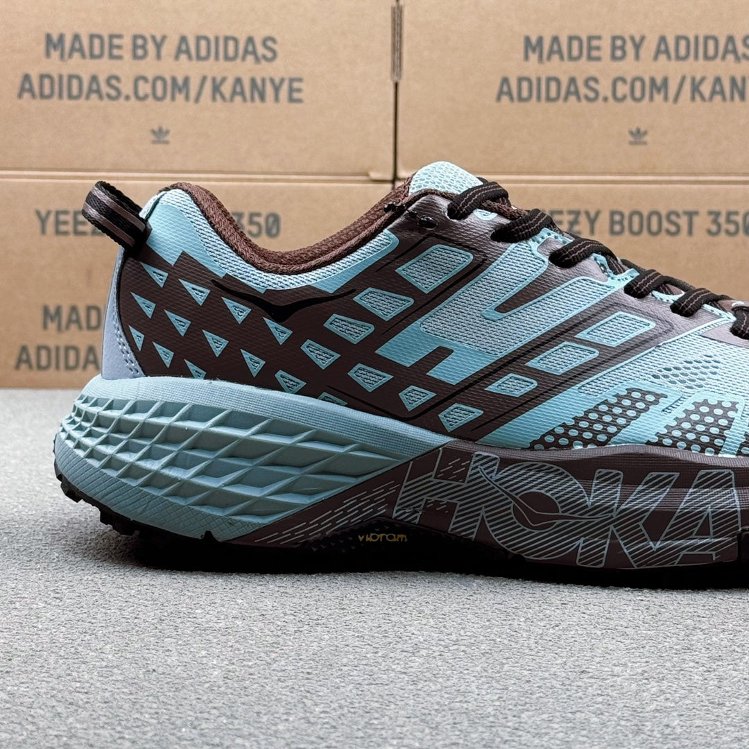 Hoka Speedgoat 2 Hazy Blue | Dark Brown