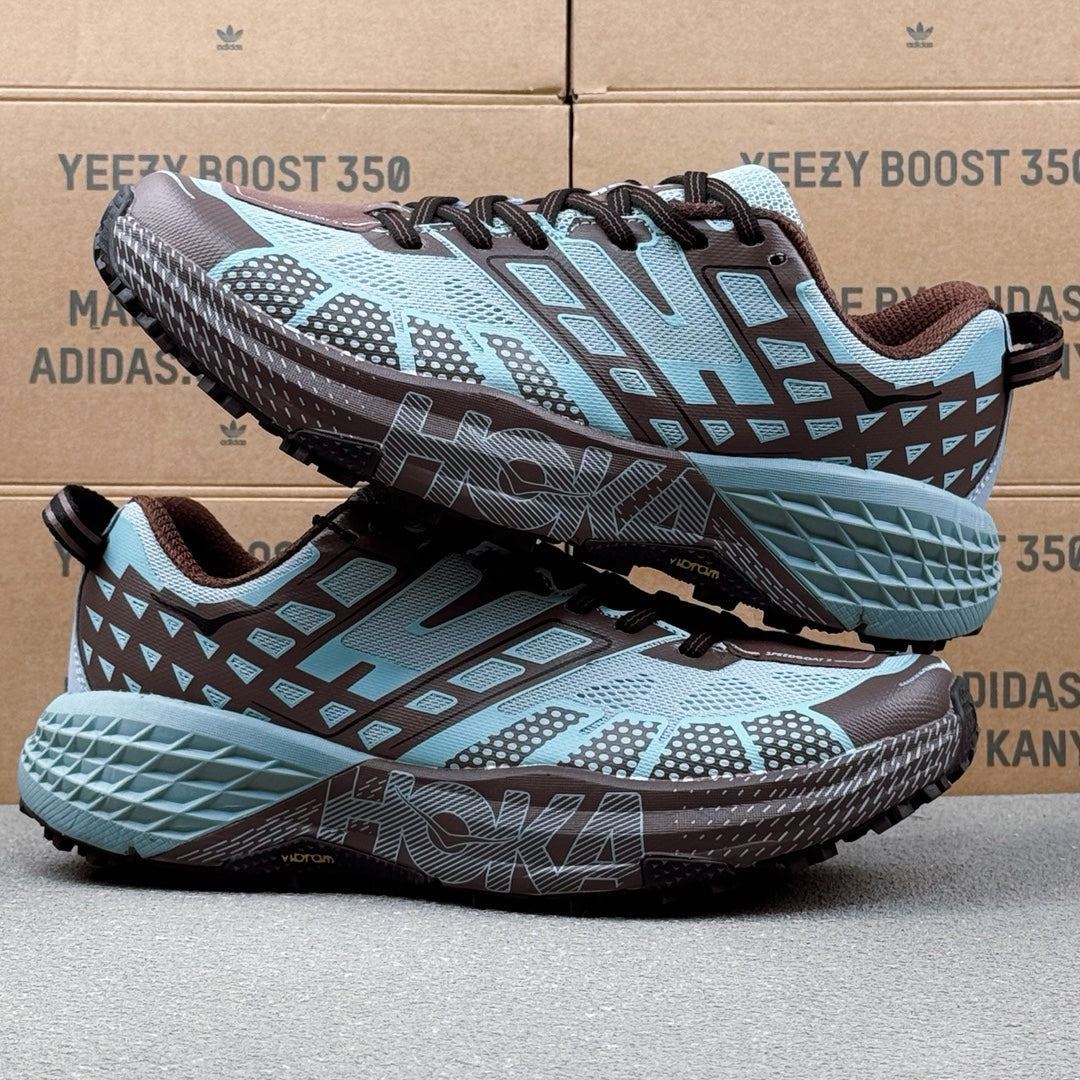 Hoka Speedgoat 2 Hazy Blue | Dark Brown