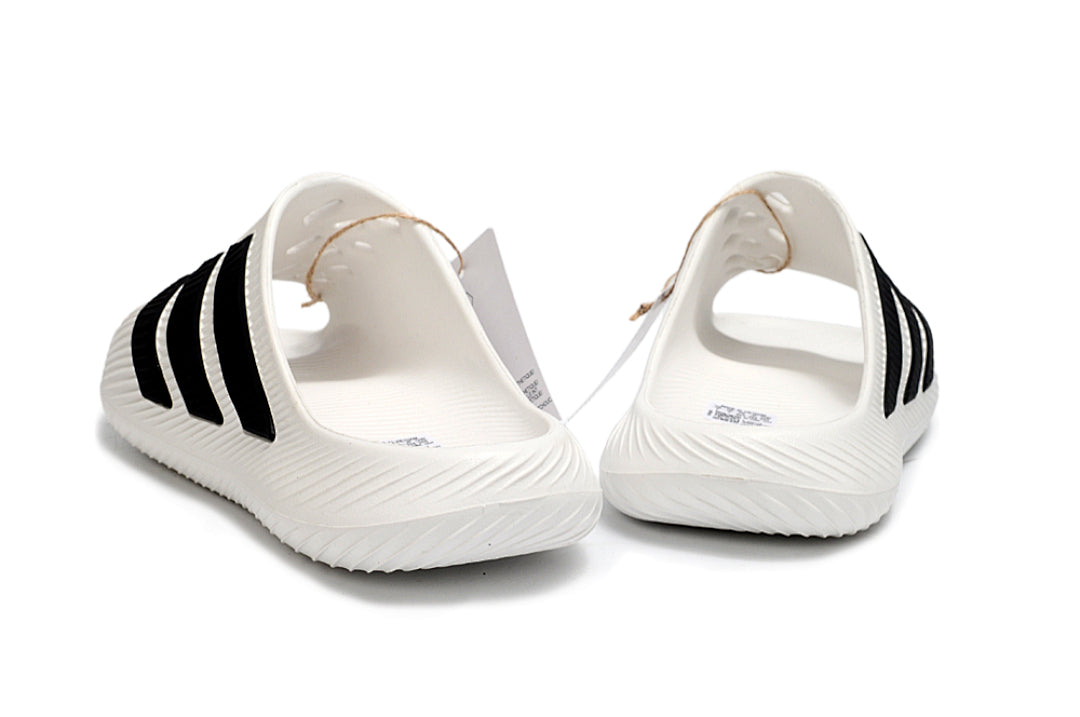 Adidas Purechill White Black Open-Toe Recovery Slides IF6764