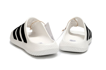 Adidas Purechill White Black Open-Toe Recovery Slides IF6764