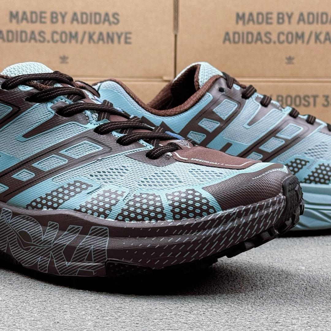 Hoka Speedgoat 2 Hazy Blue | Dark Brown