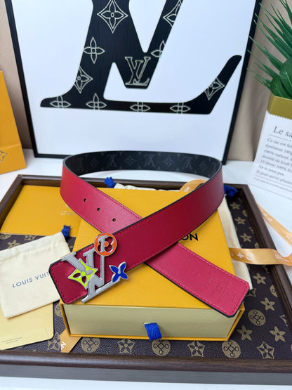 LV Monogram Eclipse Multicolor Buckle 40mm Reversible Belt