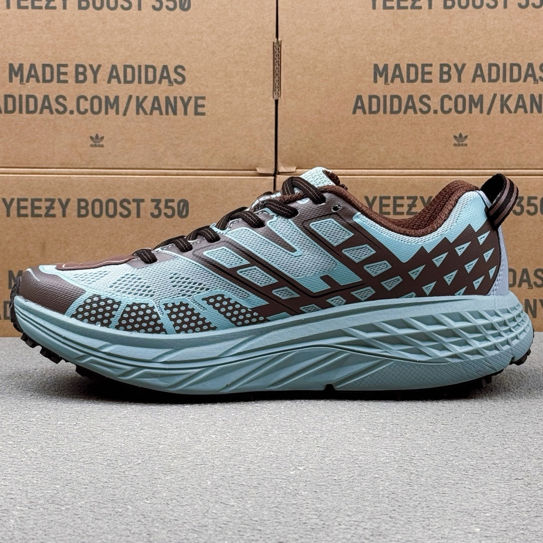 Hoka Speedgoat 2 Hazy Blue | Dark Brown