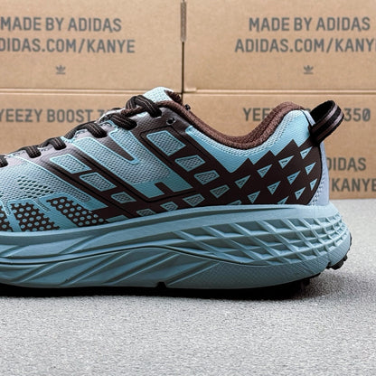 Hoka Speedgoat 2 Hazy Blue | Dark Brown