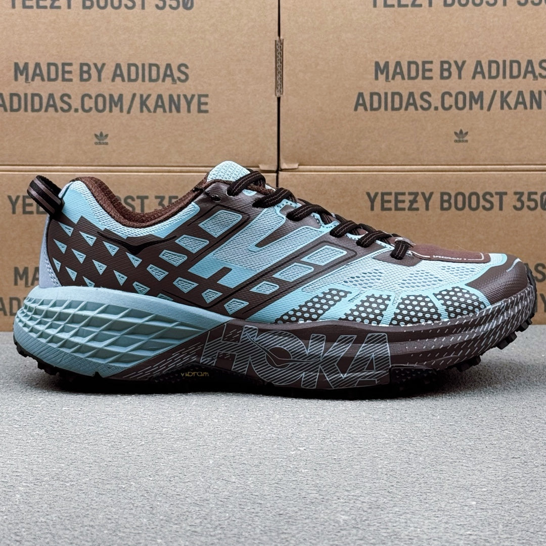 Hoka Speedgoat 2 Hazy Blue | Dark Brown