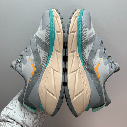 HOKA Skyline-Float X Stellar Gray/Oak Amber Sneakers