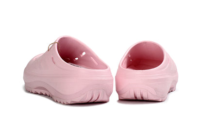 Adidas Adilette Platform Clogs Clear Pink Slip-On Recovery Shoes JR2626