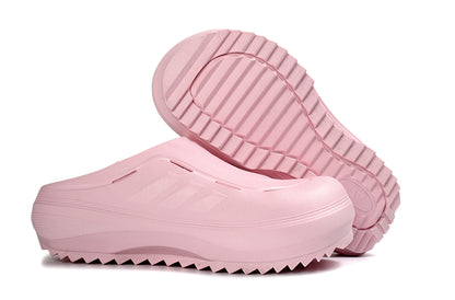 Adidas Adilette Platform Clogs Clear Pink Slip-On Recovery Shoes JR2626