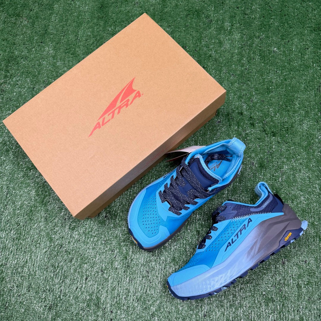 Altra Olympus 6 Blue Grey Men Women Lightweight Trail Running Shoes