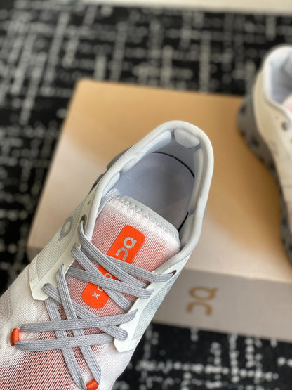 Cloud X 3 Cross Training Sneakers White Gray Orange Breathable Mesh Sport Shoes Unisex