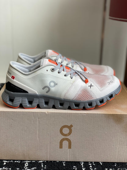 Cloud X 3 Cross Training Sneakers White Gray Orange Breathable Mesh Sport Shoes Unisex