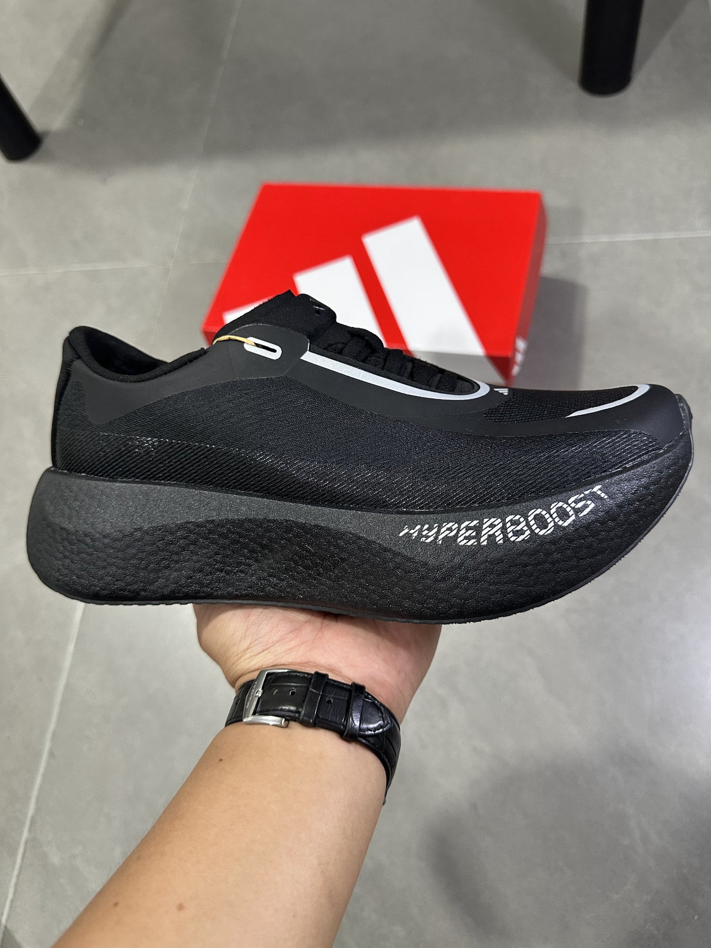 Adidas HYPERBOOST EDGE Running Shoes All Black