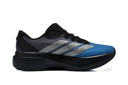 Adidas Adizero Evo SL Running Shoes in Black / Blue / Silver Metallic
