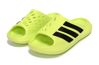 Adidas Purechill Lime Green Black Open-Toe Recovery Slides KI0066
