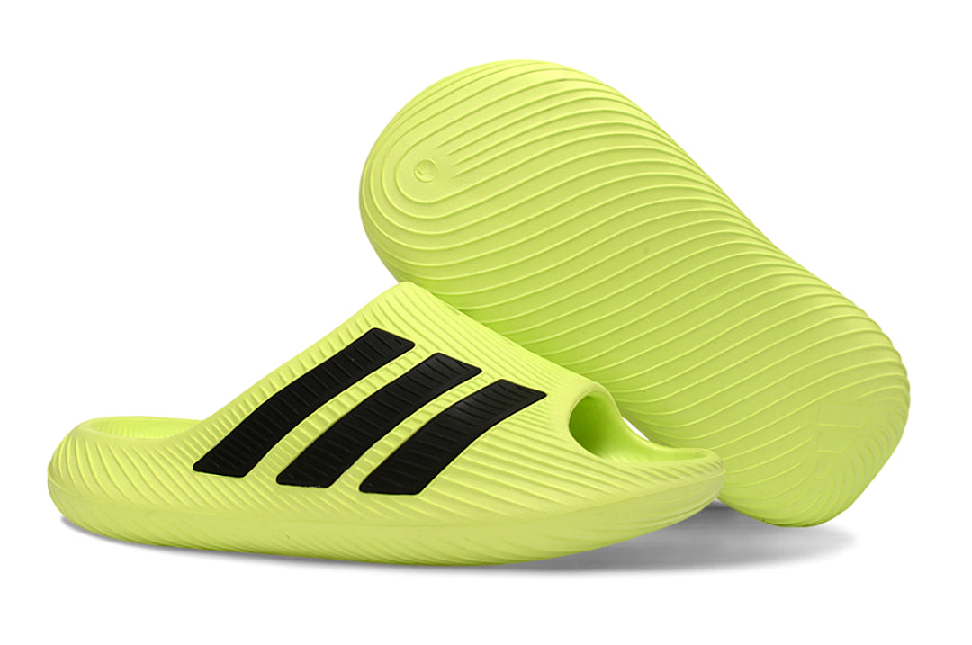 Adidas Purechill Lime Green Black Open-Toe Recovery Slides KI0066
