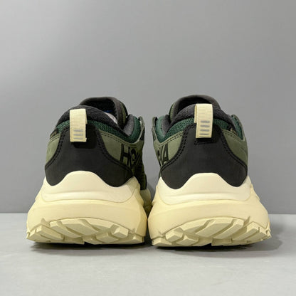 HOKA Kaha Low GTX Olive Green | Off-White