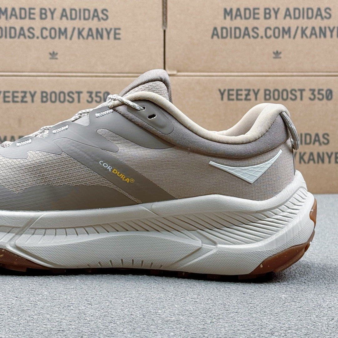Hoka Transport GTX Hiking & Walking Shoes Oatmeal color | Cement gray