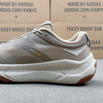 Hoka Transport GTX Hiking & Walking Shoes Oatmeal color | Cement gray