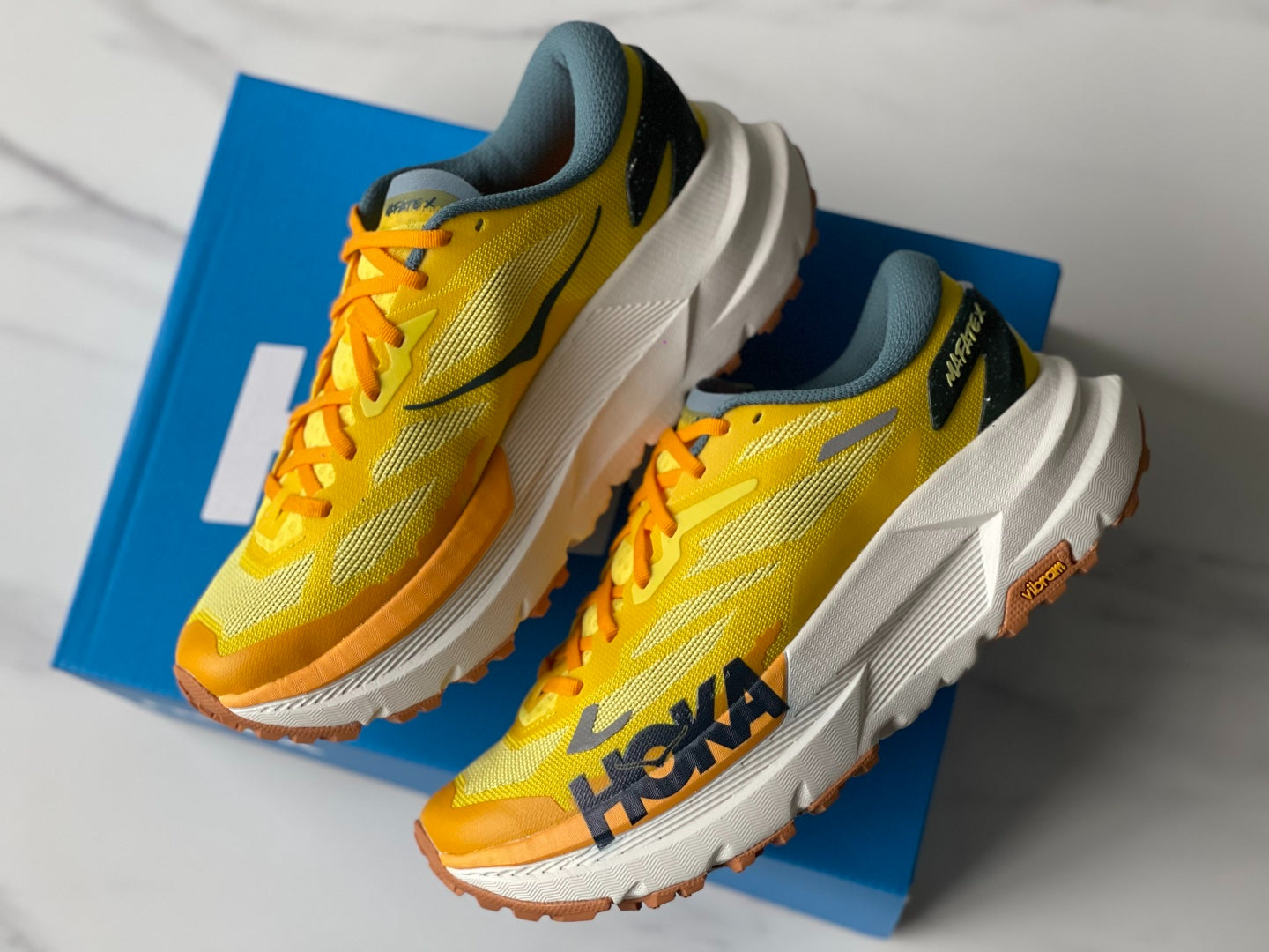 HOKA Mafate X Orange yellow | Light yellow