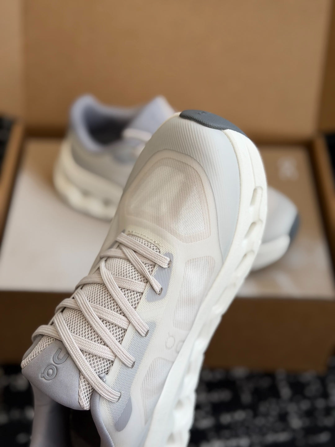 Cloudtilt Remix Running Shoes | Alloy Ivory Neutral Casual Athletic Trainers