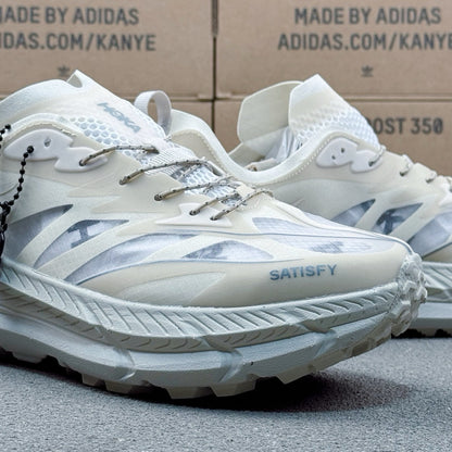 Hoka Mafate Speed 4 Lite Truffle Salt | Vintage Yellow