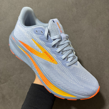 Brooks Women's Ghost 17 Road Running Shoes (Blue Heron/White/Orange)